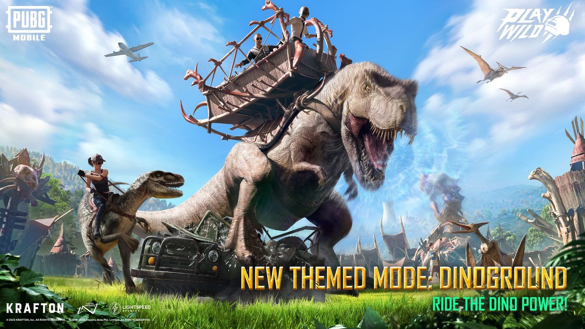 اضافه شدن دایناسورها به PUBG Mobile 