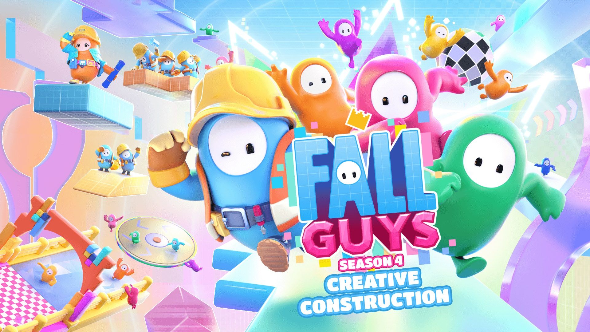 فصل چهارم بازی Fall Guys به نام Creative Construction