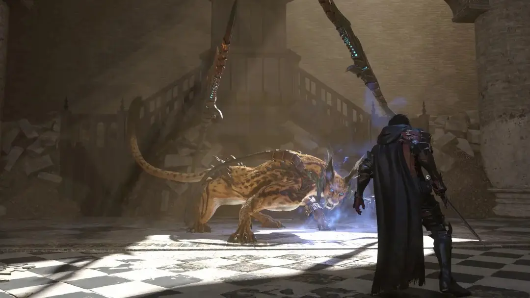 مبارزه با پلنگ در بازی Final Fantasy 16