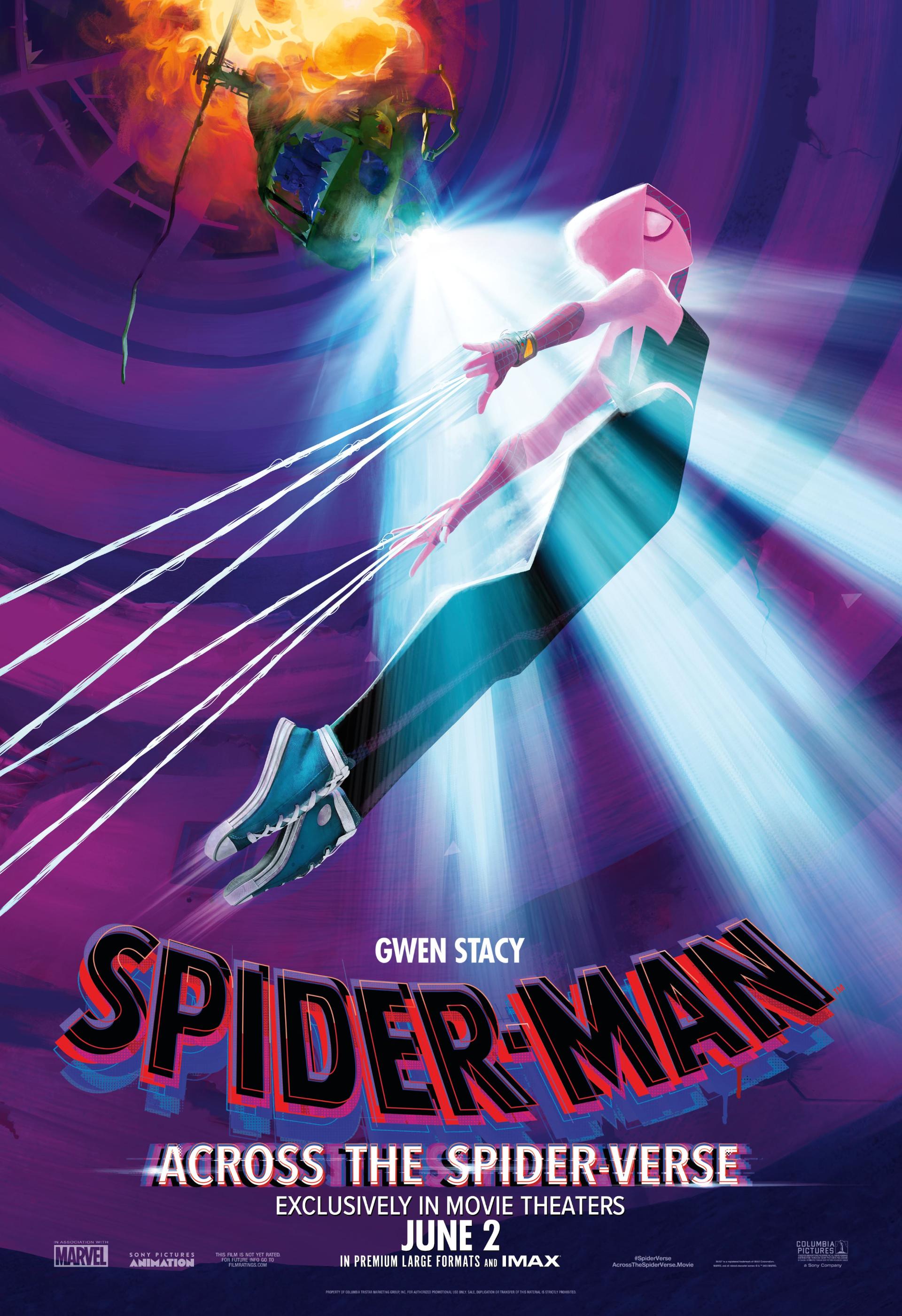 پوستر گوئن استیسی در انیمیشن Spider-Man: Across the Spider-Verse