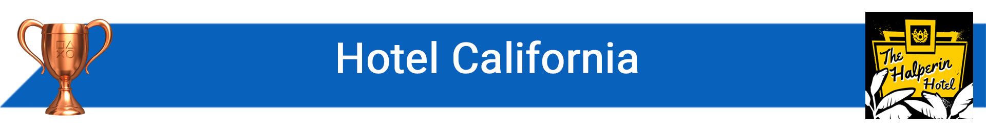 تروفی Hotel California