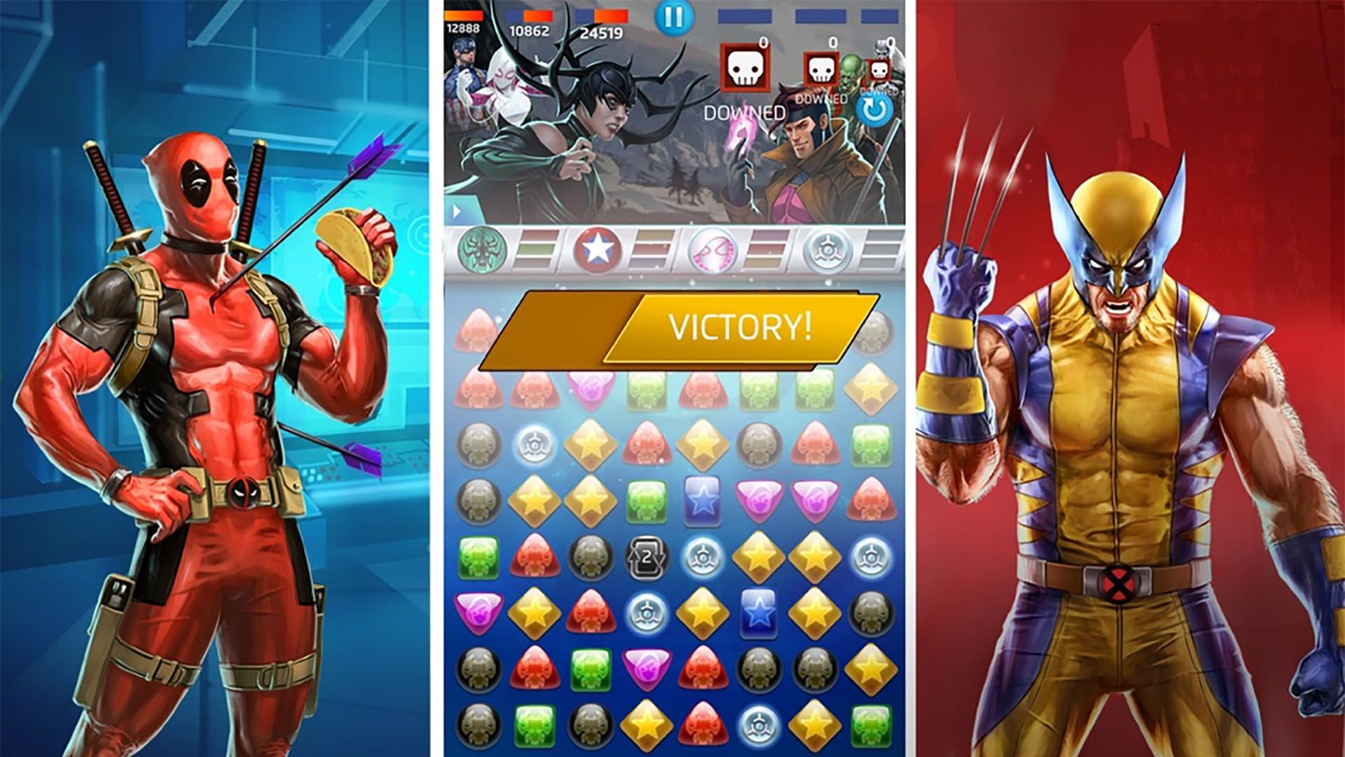 بازی اندروید MARVEL Puzzle Quest: Hero RPG