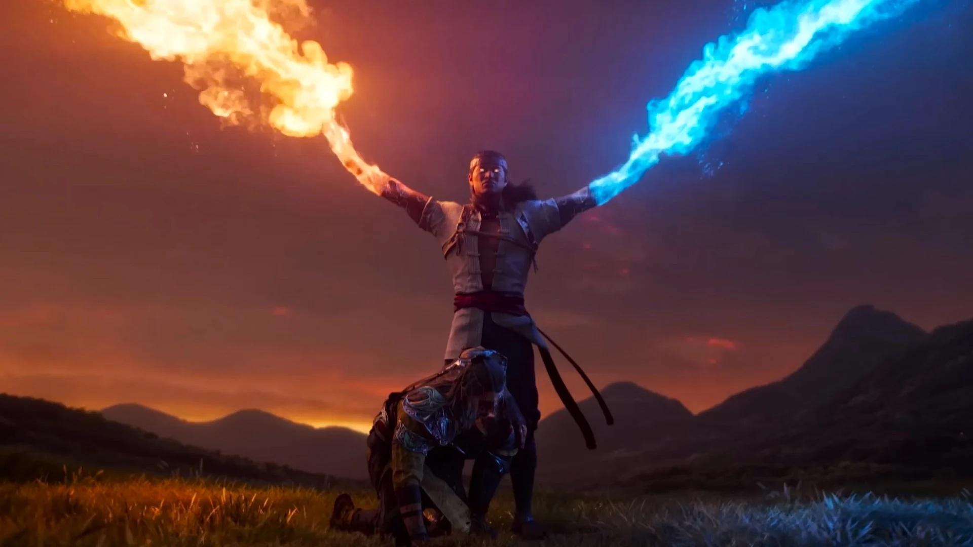 لو کنگ الدر گاد در حال کشتن شنگ سونگ در بازی Mortal Kombat 1