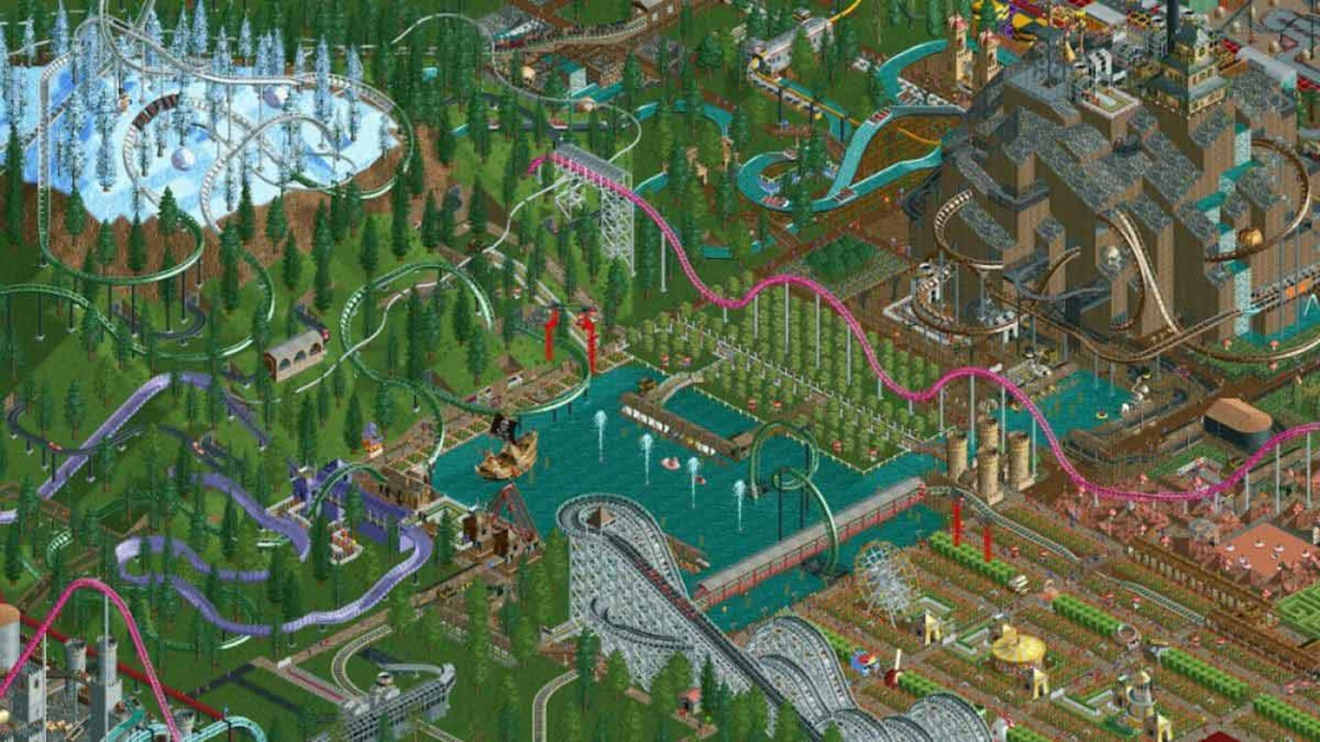  بازی اندروید و  شبیه ساز RollerCoaster Tycoon Classic 