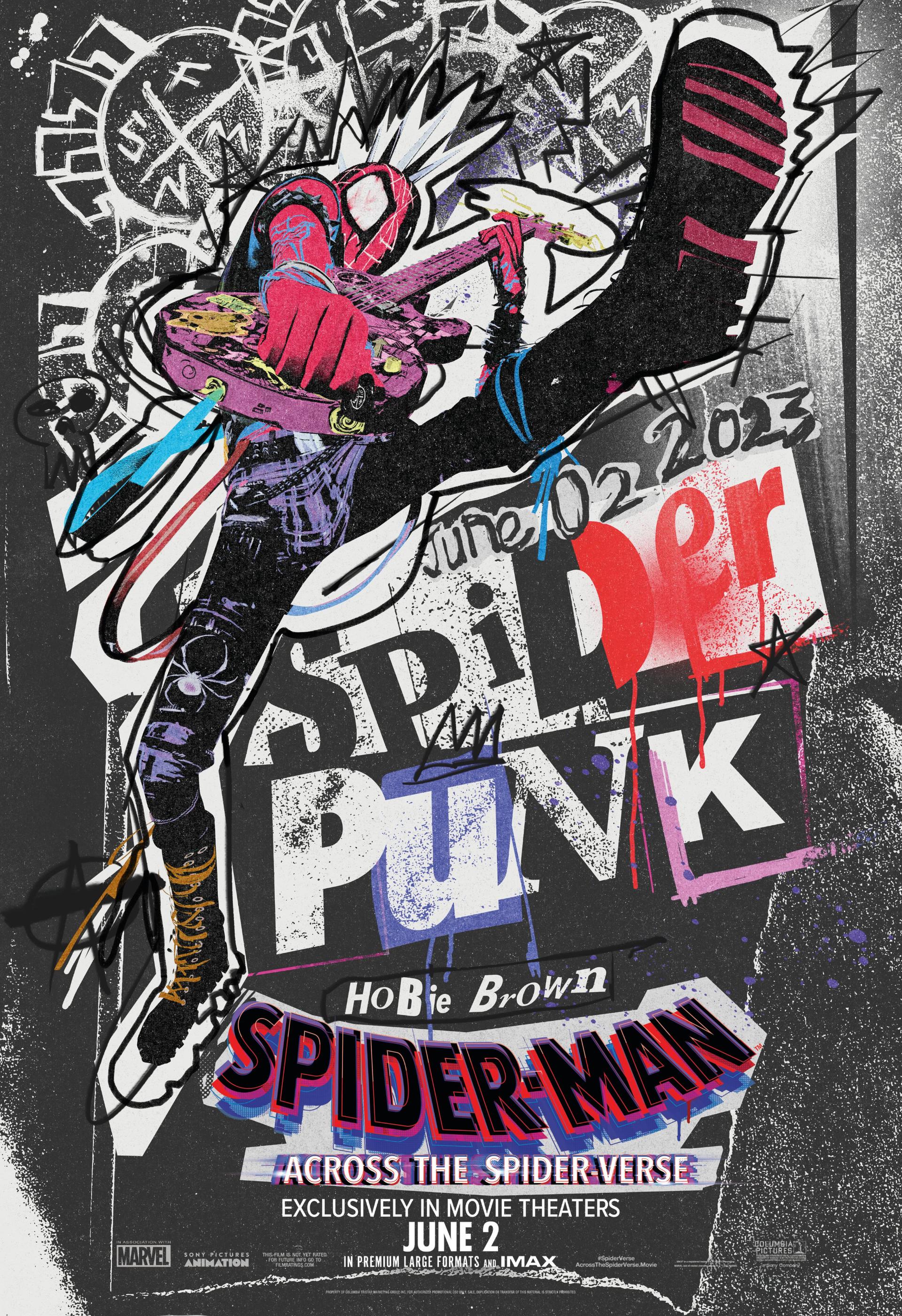 پوستر اسپایدر-پانک در انیمیشن Spider-Man: Across the Spider-Verse