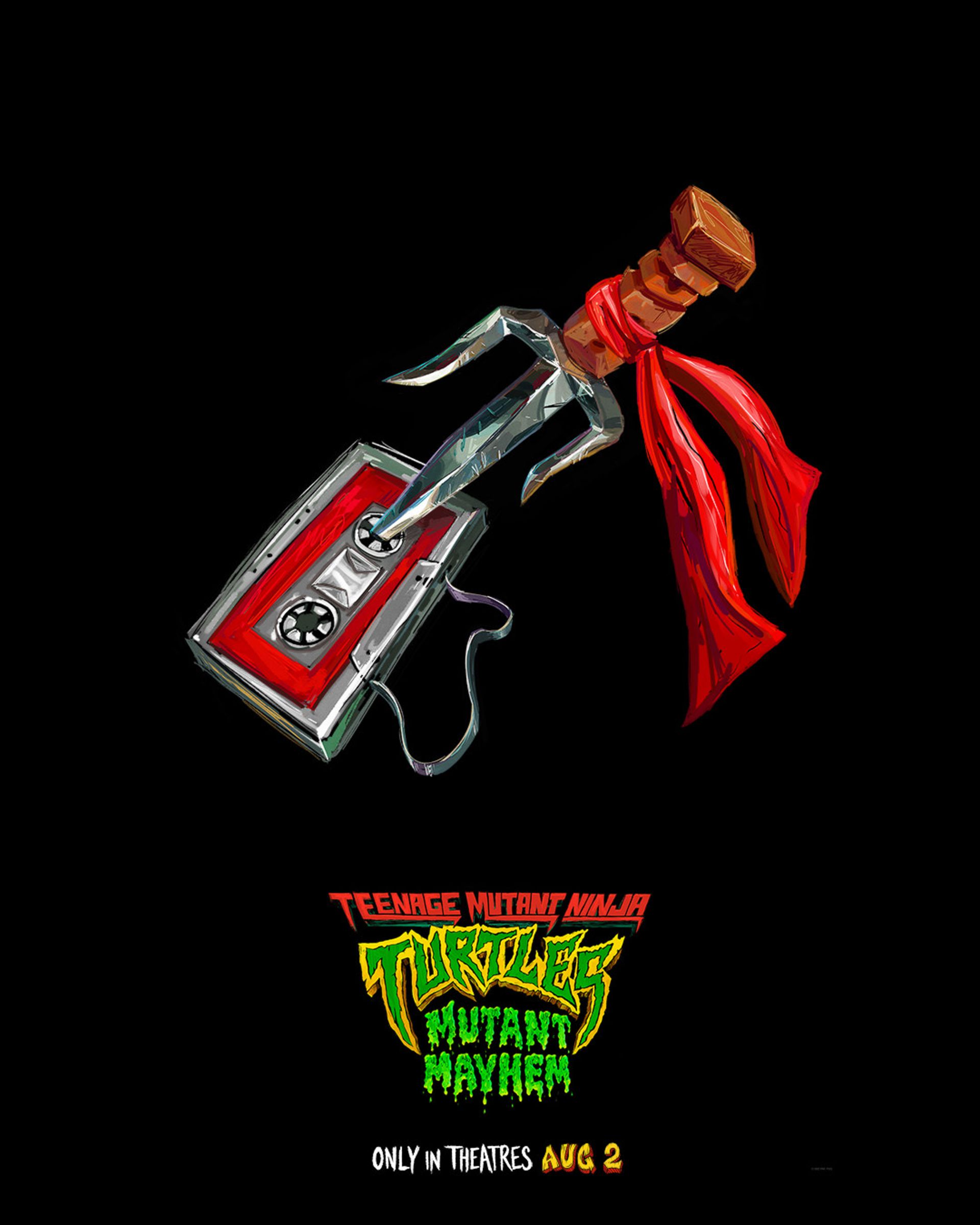 پوستر سلاح رافائل در انیمیشن TMNT: Mutant Mayhem