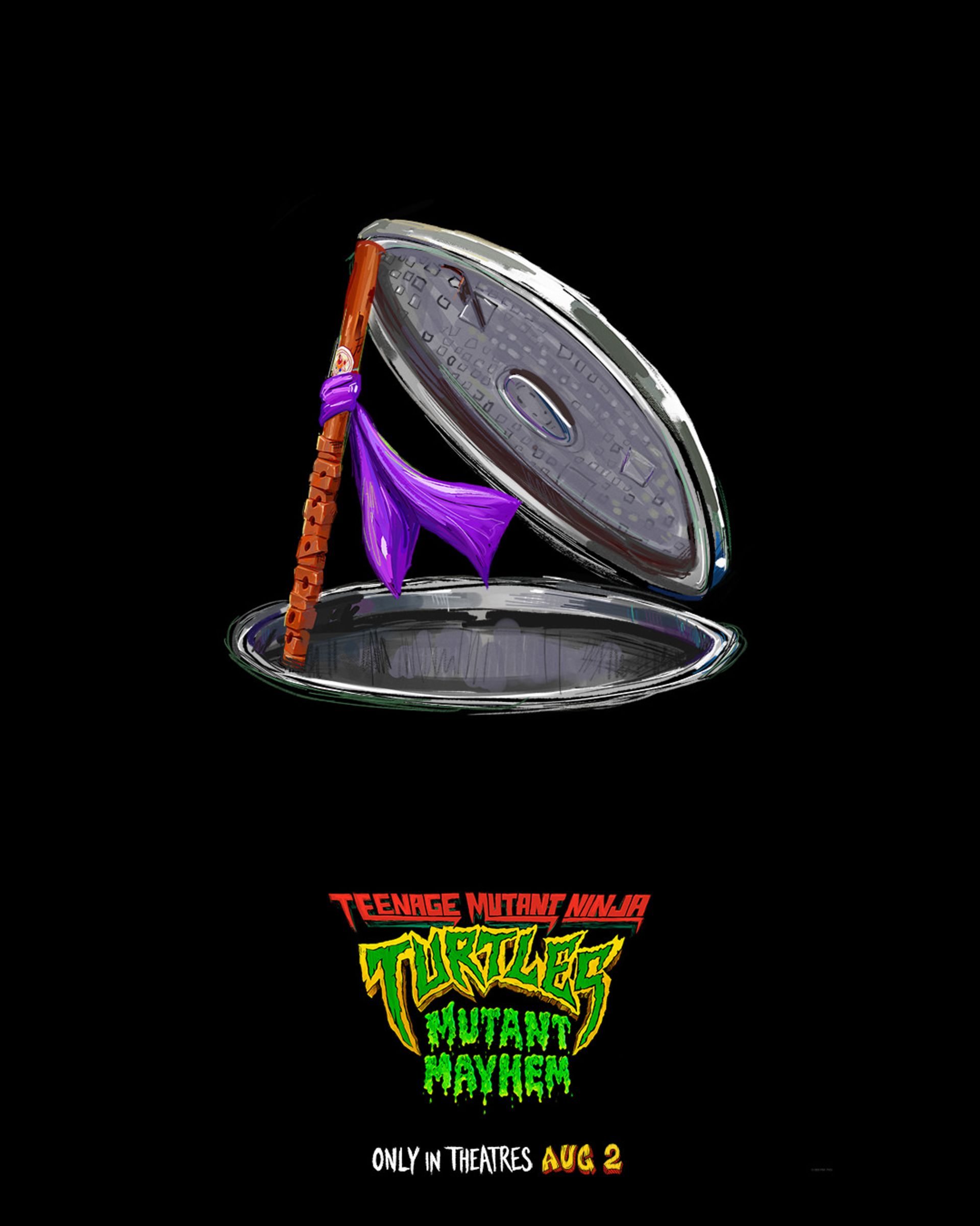 پوستر سلاح داناتلو در انیمیشن TMNT: Mutant Mayhem