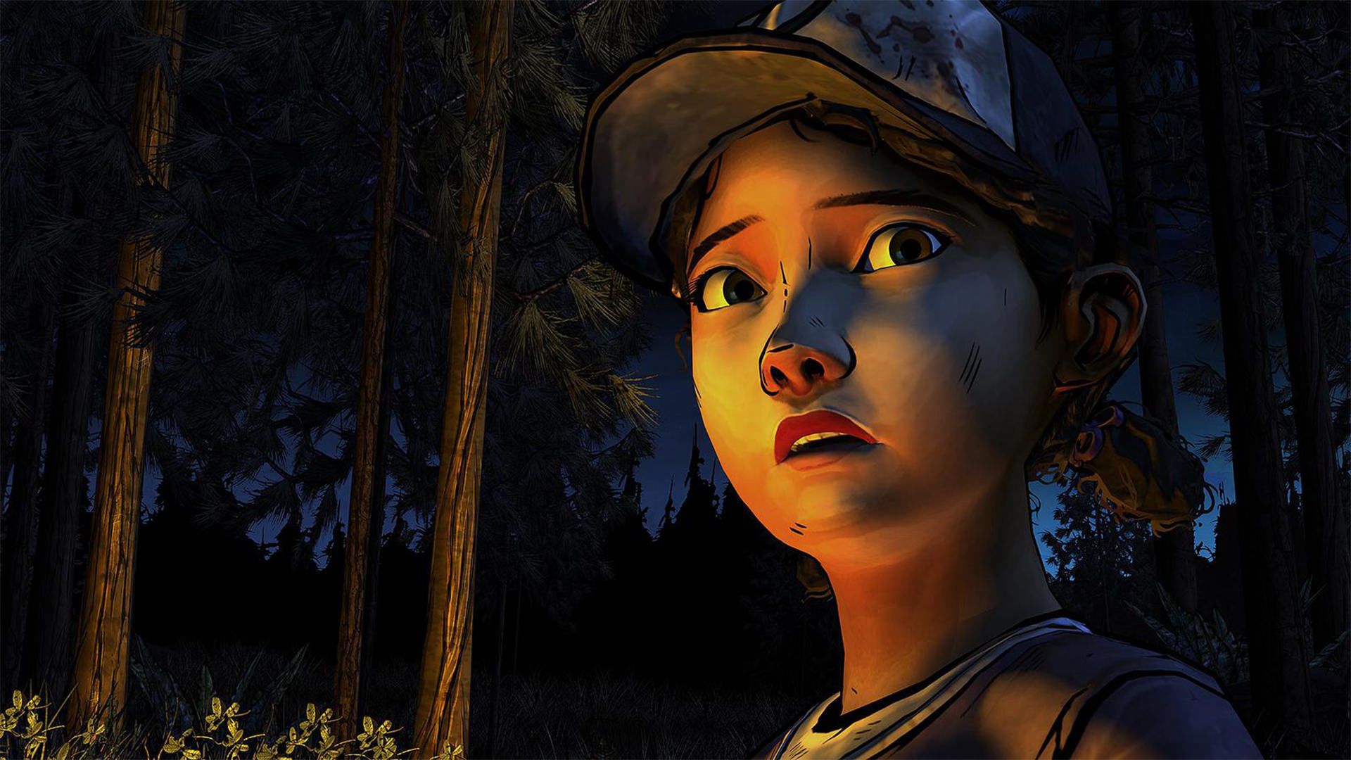 ترس کلمنتاین از زامبی‌ها در بازی The Walking Dead Telltale