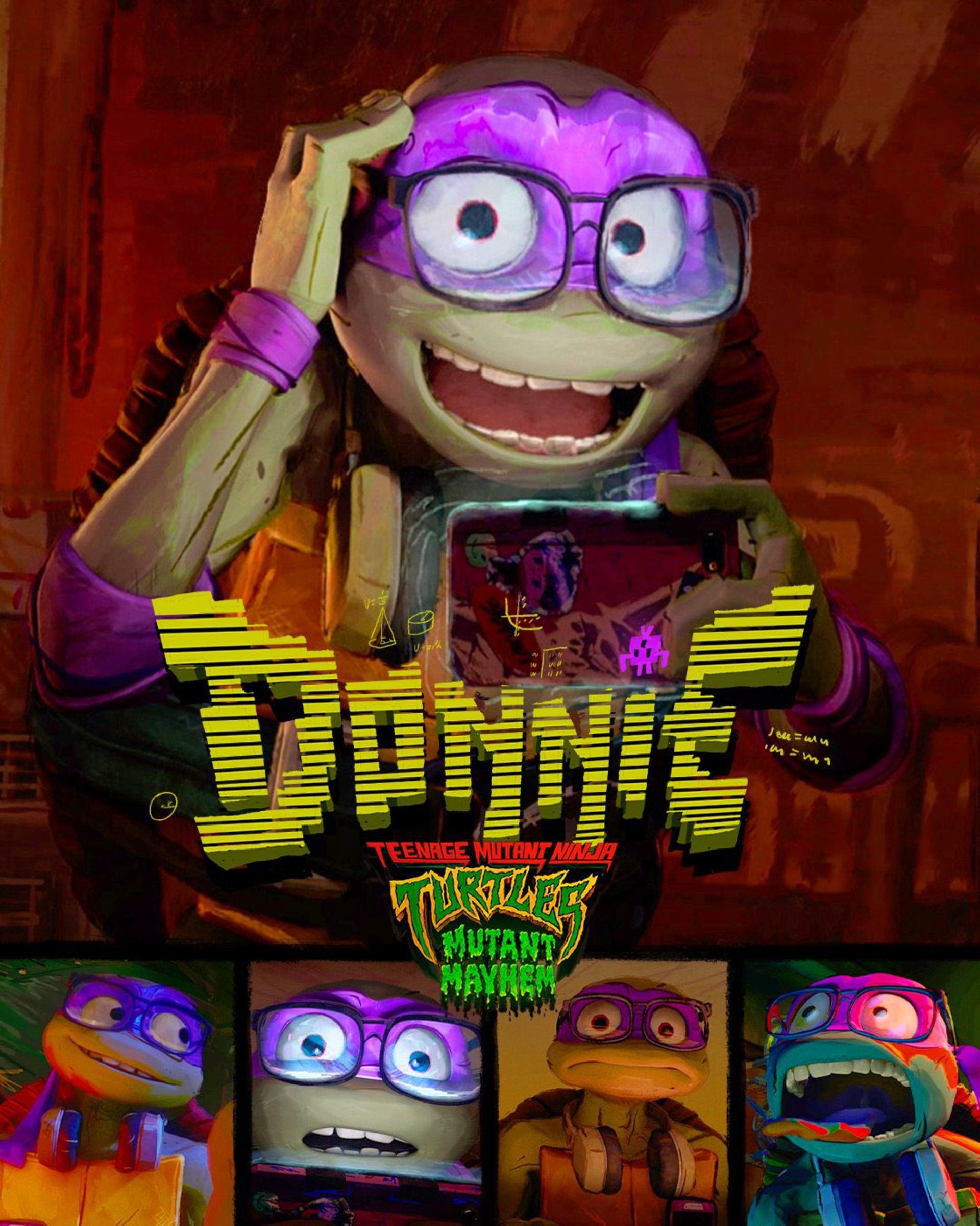 پوستر دنی در انیمیشن Teenage Mutant Ninja Turtles: Mutant Mayhem 