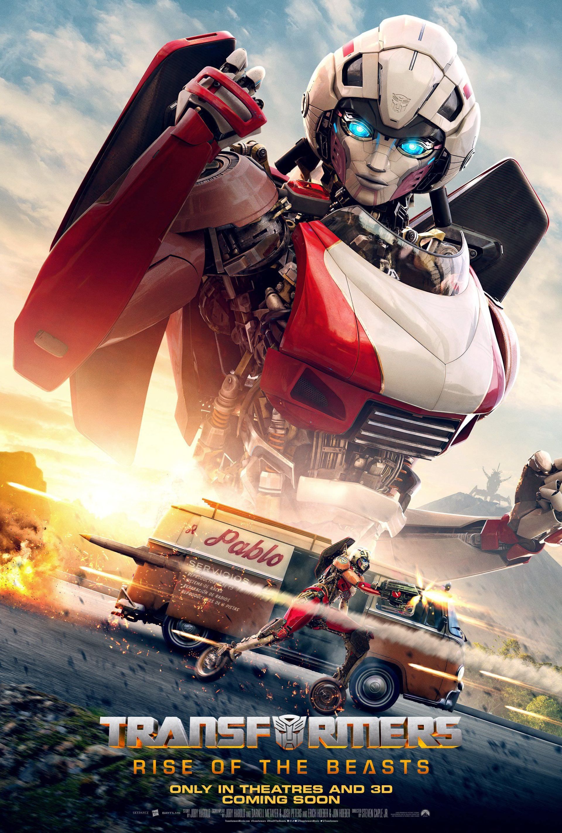 پوستر کاراکتر Acree در فیلم Transformers: Rise of the Beasts