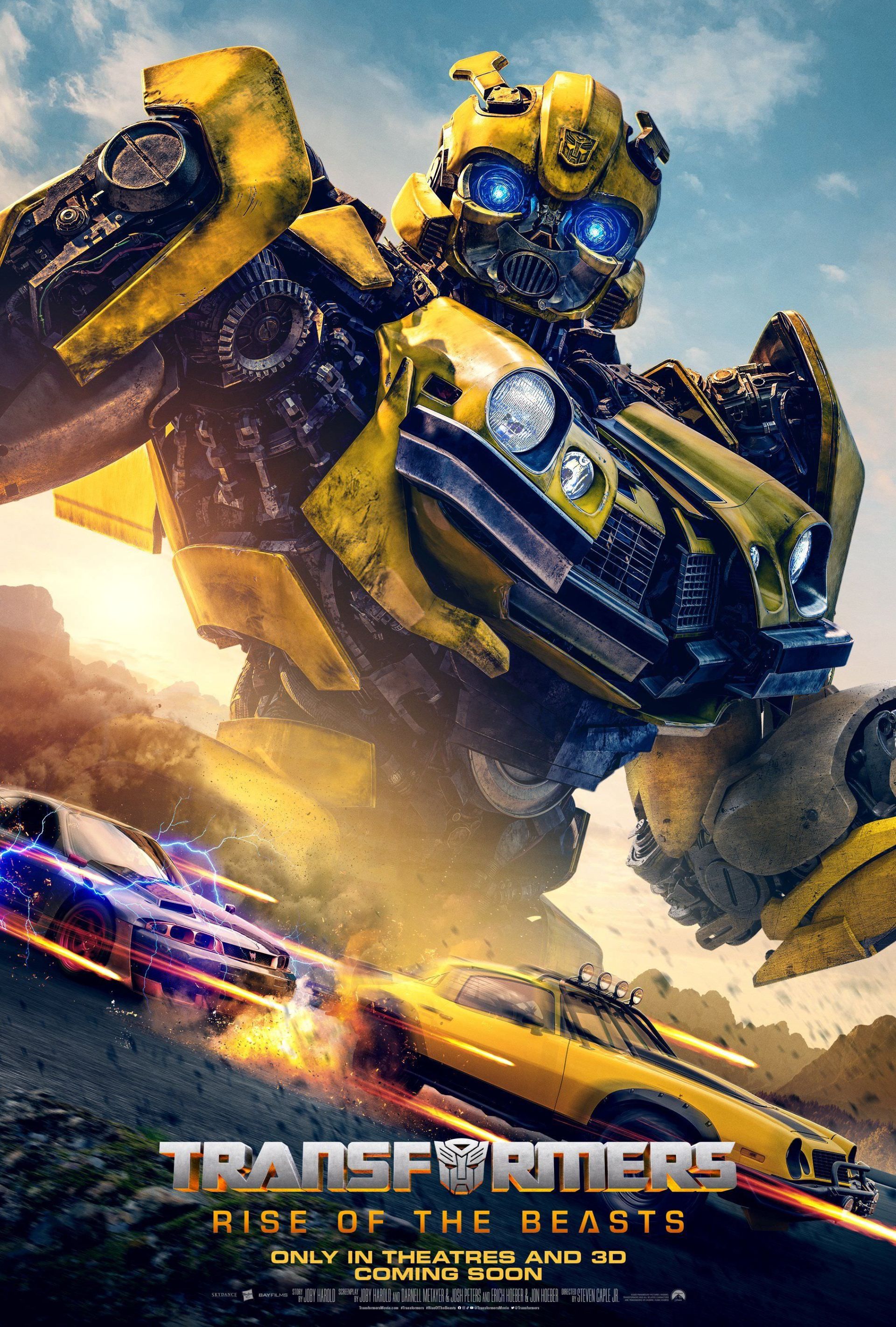 پوستر کاراکتر بامبلبی در فیلم Transformers: Rise of the Beasts