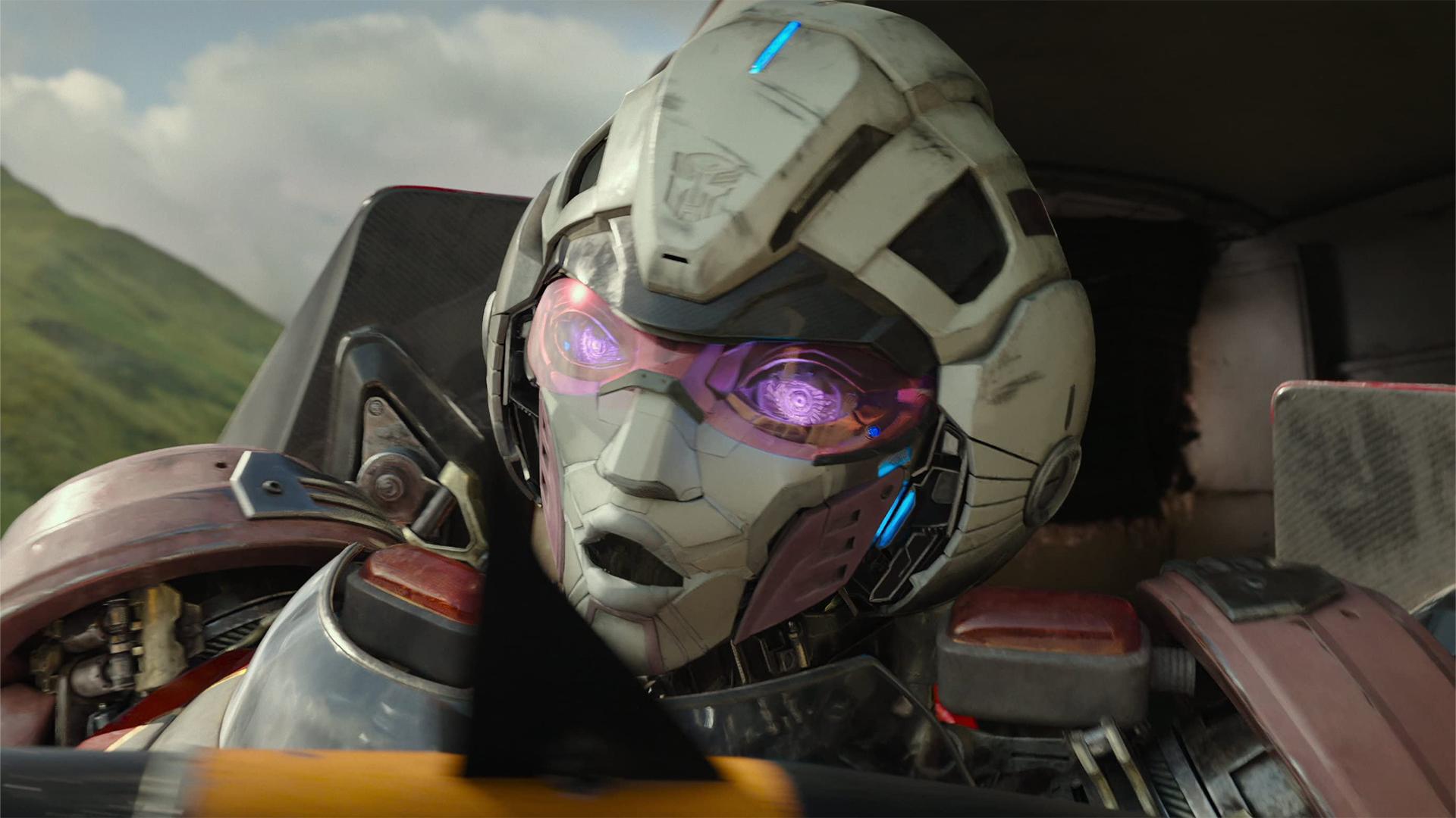 چهره حیرت‌زده یکی از کاراکترهای فیلم Transformers: Rise of the Beasts