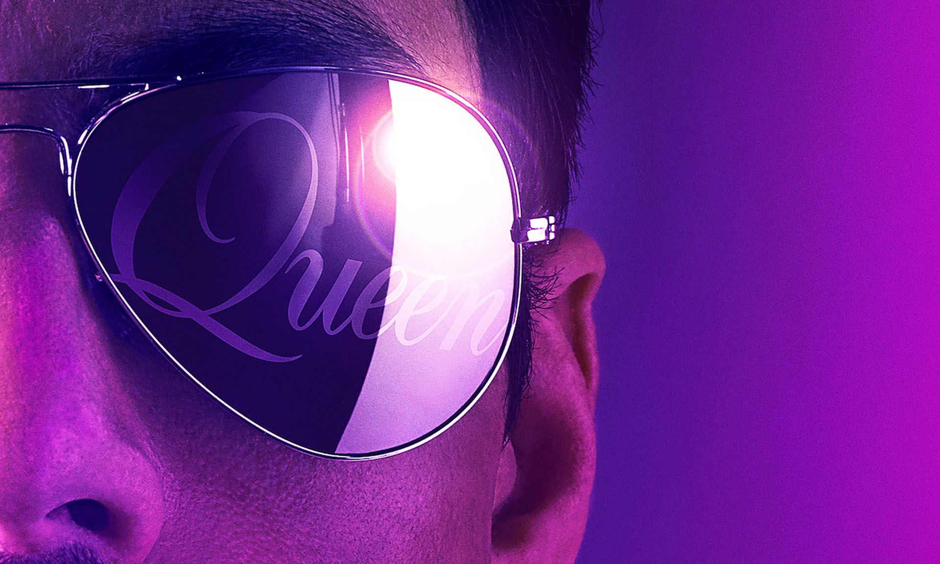 فردی مرکوری از گروه Queen در پوستری از فیلم کوئین