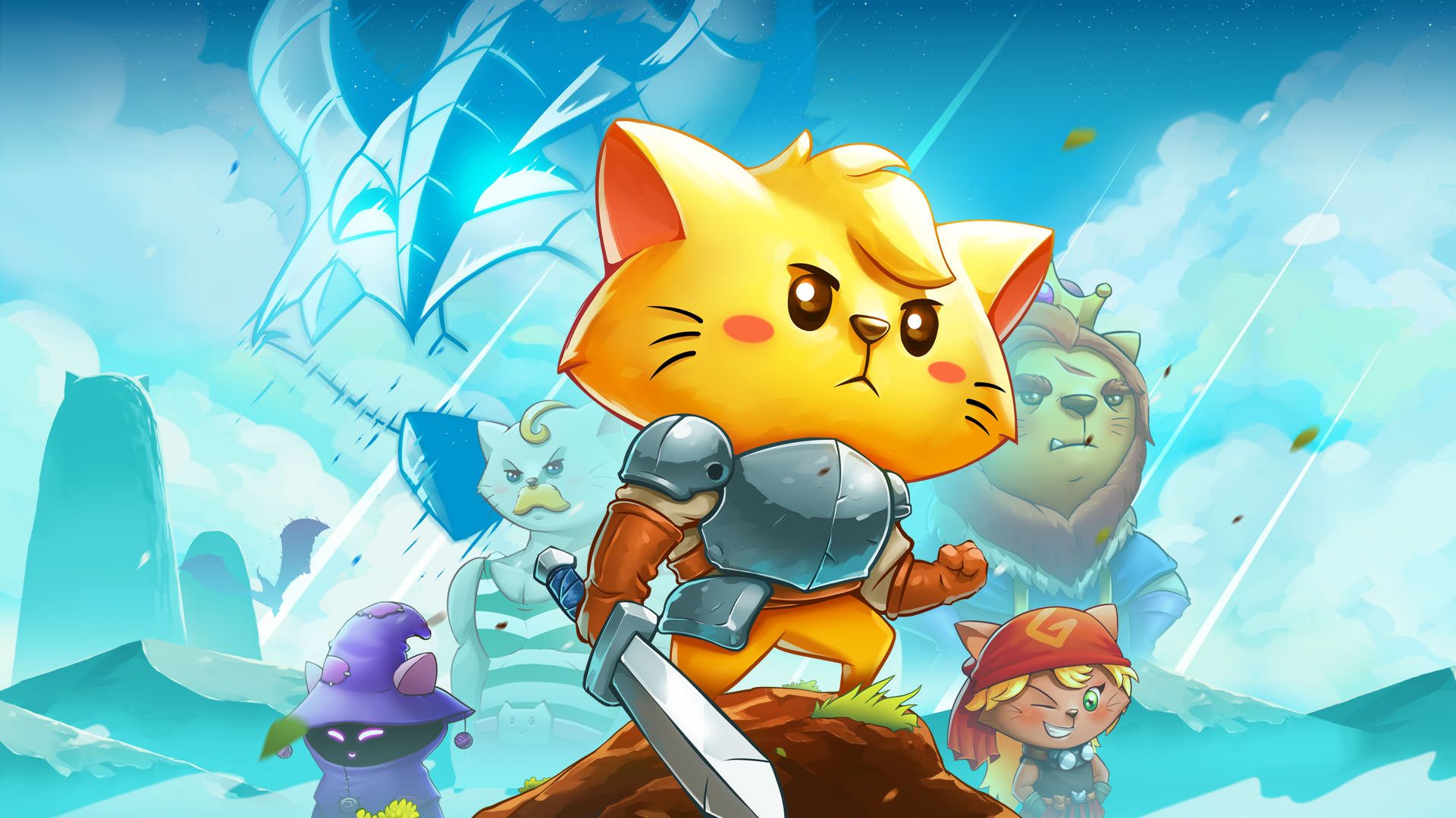 پوستر بازی Cat Quest با حضور کاراکترها