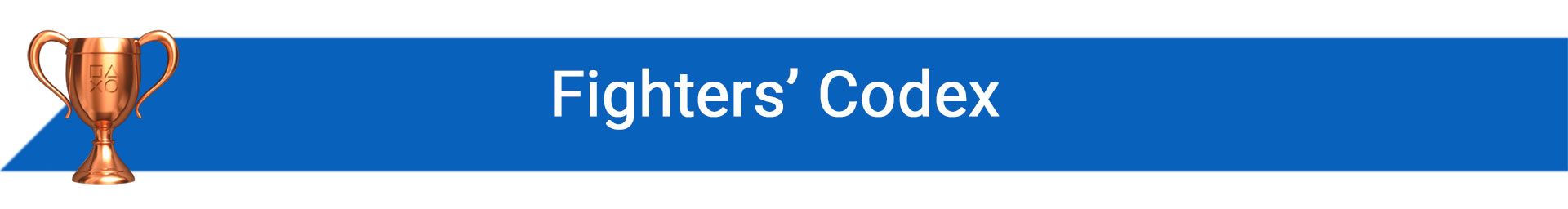 تروفی Fighters’ Codex