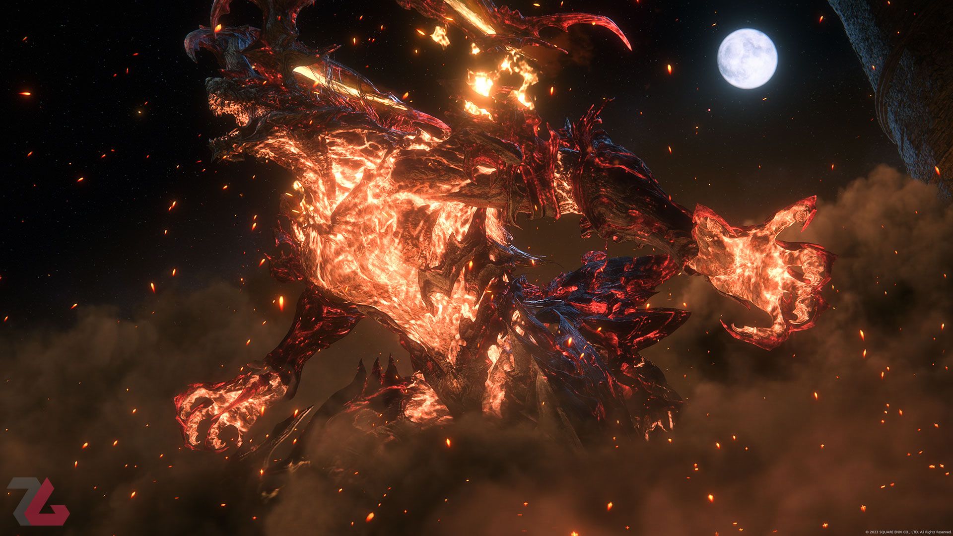 آیکان ایفریت در بازی Final Fantasy 16