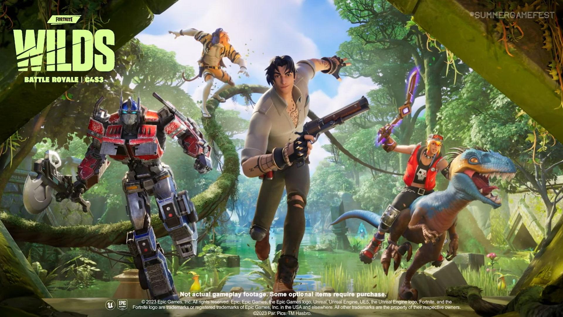 پوستر فصل جدید فورتنایت با نام Fortnite Wilds