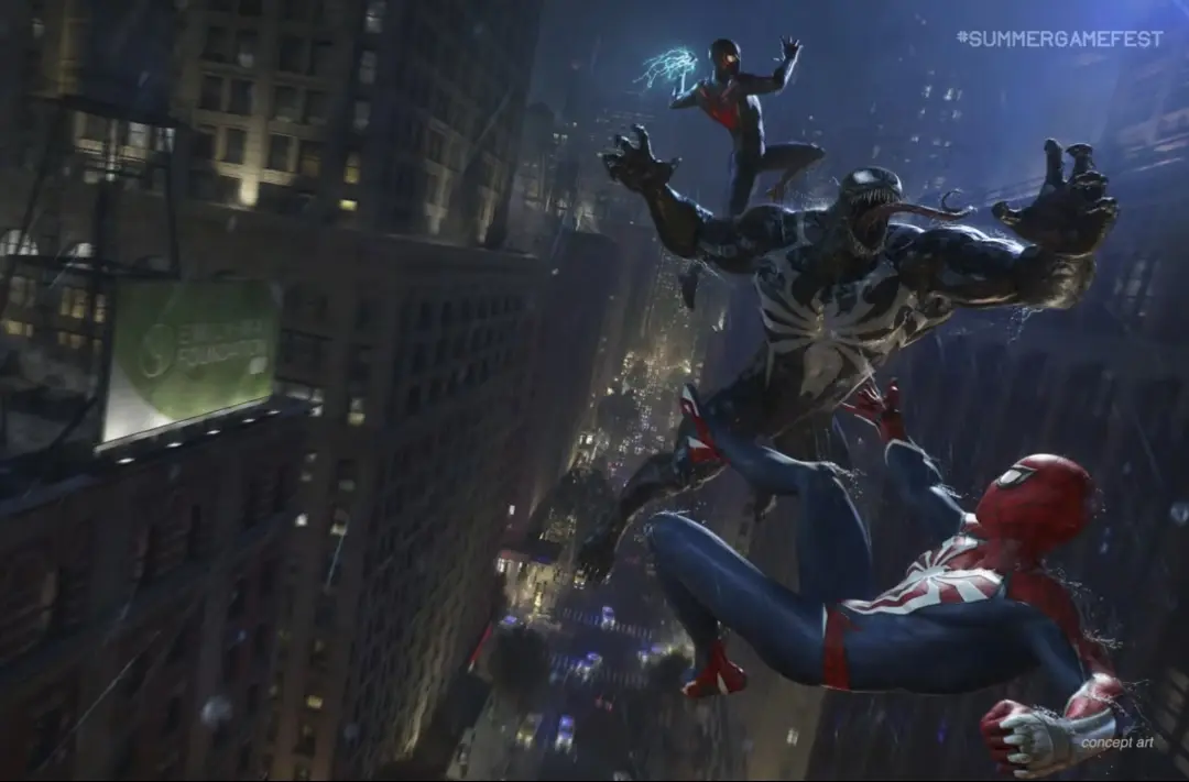 تصویر هنری از بازی Marvel's Spider-Man 2