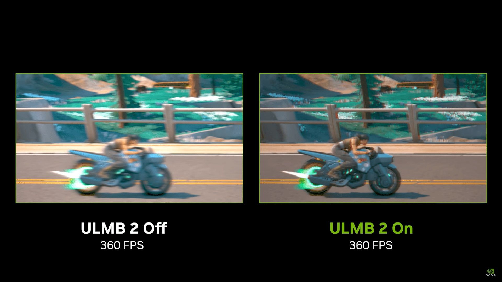 اثرگذاری فناوری G-SYNC Ultra Low Motion Blur 2