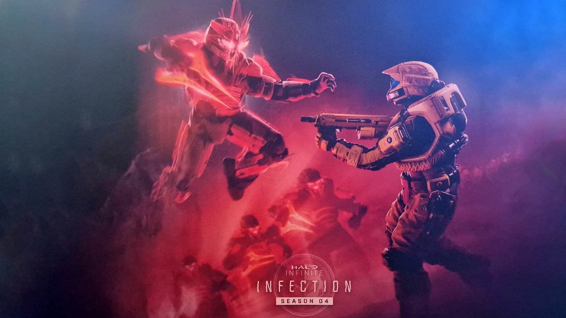 والپیپر فصل چهارم بازی Halo Infinite با نام Infection