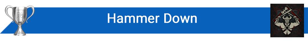 تروفی Hammer Down