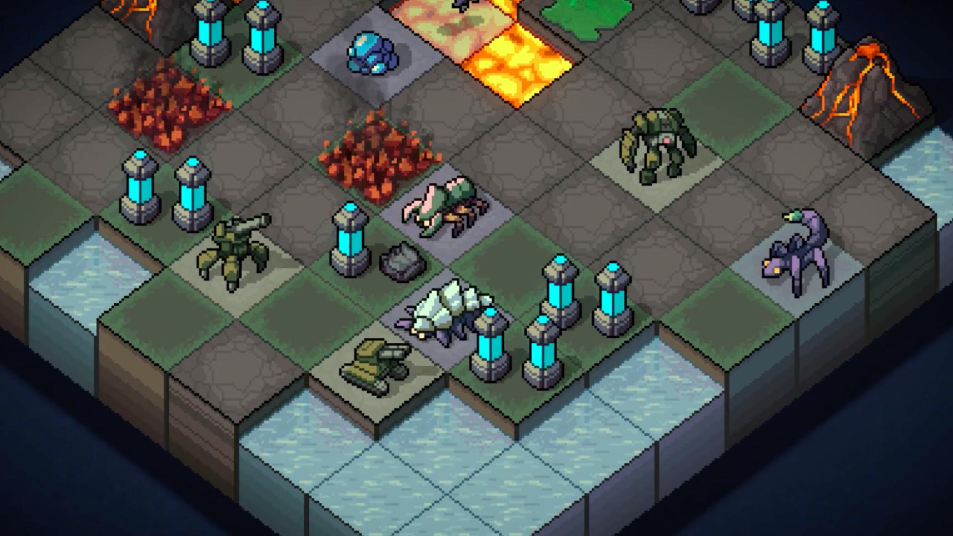 تصویری از گیم پلی بازی Into the Breach