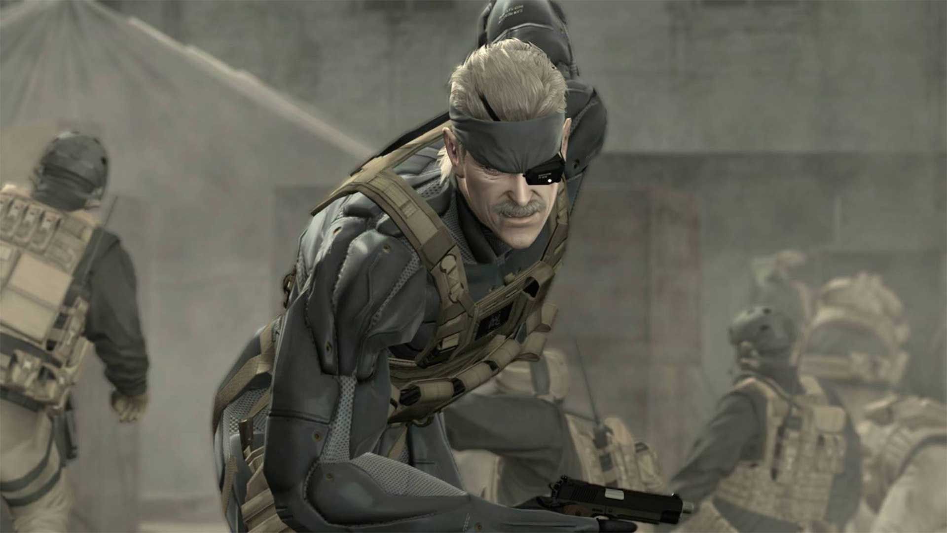 تصویر بیگ باس در بازی Metal Gear Solid 4