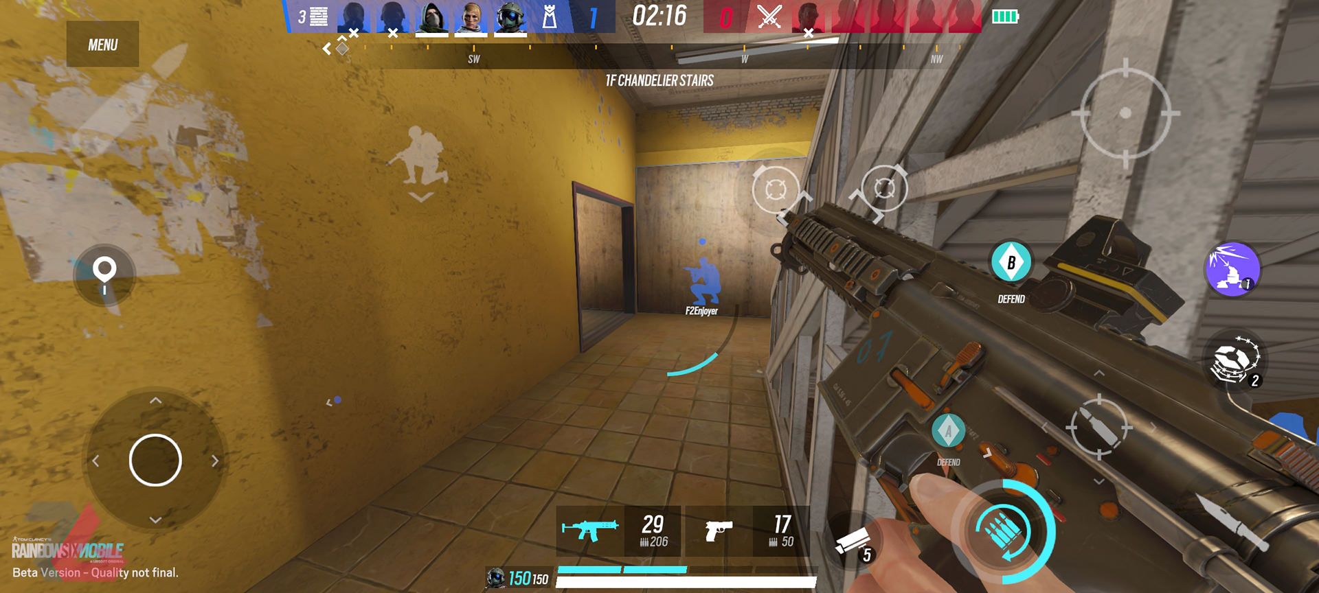 بازی موبایل Rainbow Six Mobile
