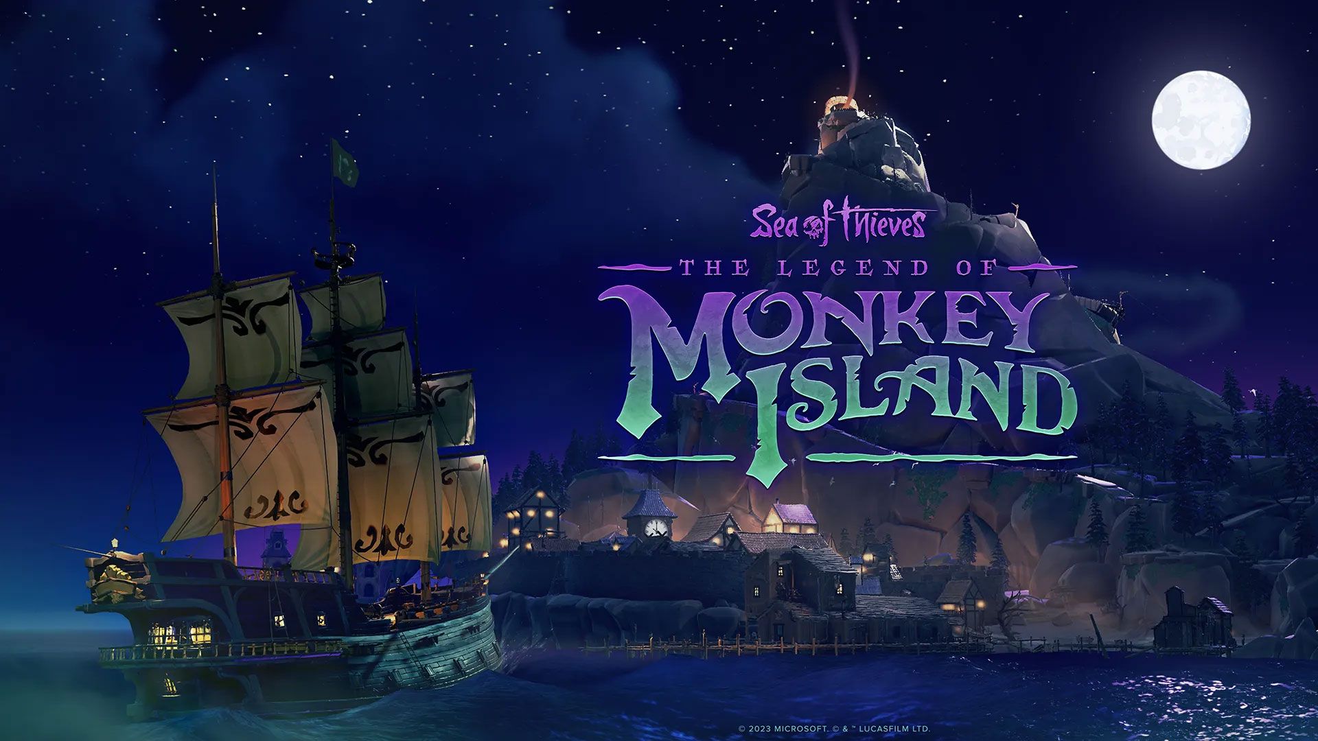پوستر بسته الحاقی The Legend of Monkey Island بازی Sea of Thieves