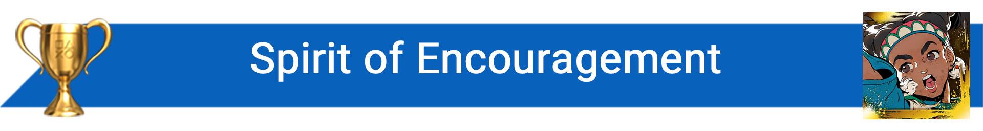تروفی Spirit of Encouragement