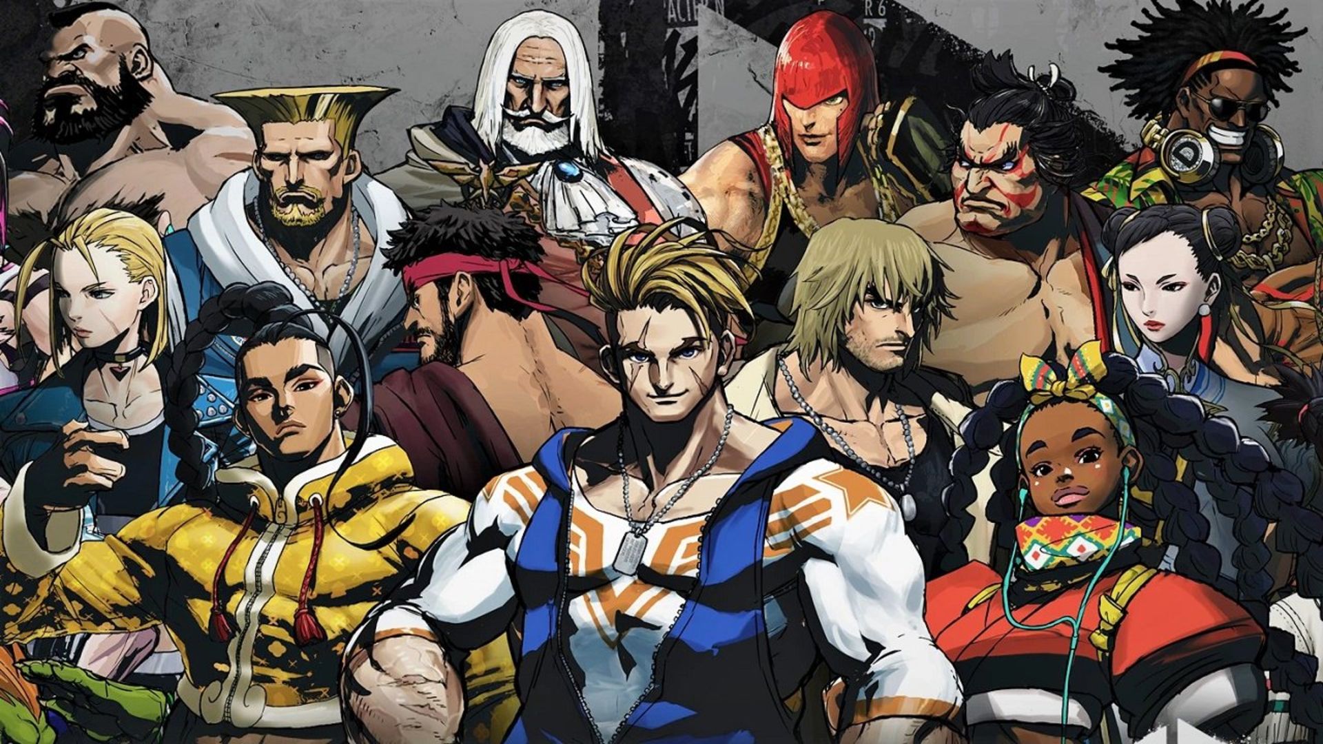 طرح کارتونی شخصیت‌های بازی Street Fighter 6