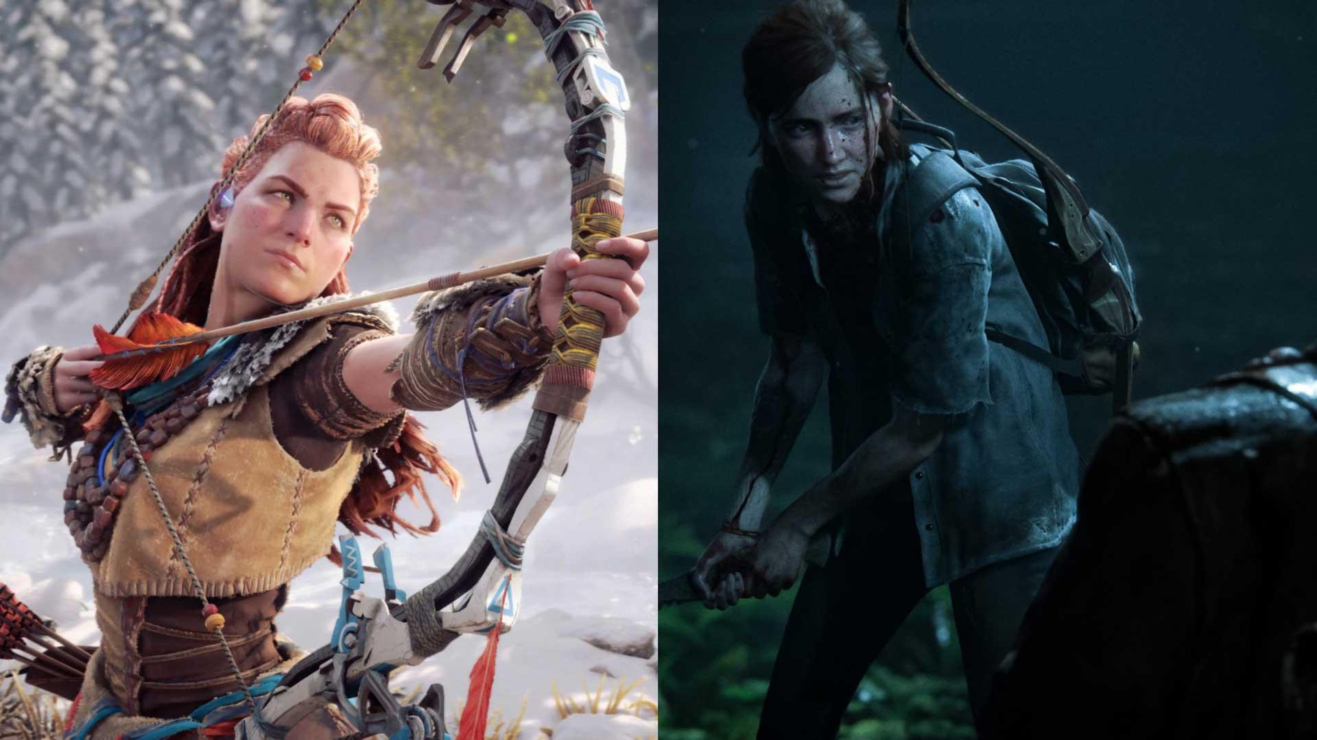 الی در بازی The Last of Us Part 2 و ایلوی در بازی Horizon Forbidden West (هورایزن فوربیدن وست)