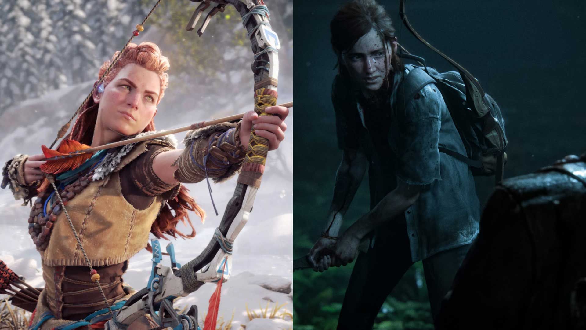 الی در بازی The Last of Us Part 2 و ایلوی در بازی Horizon Forbidden West (هورایزن فوربیدن وست)