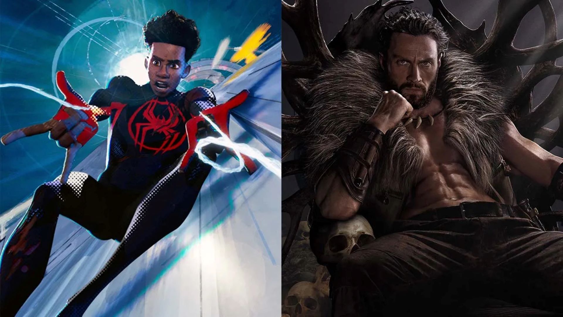 2023-7-across-the-spider-verse-and-kraven-the-hunter-split