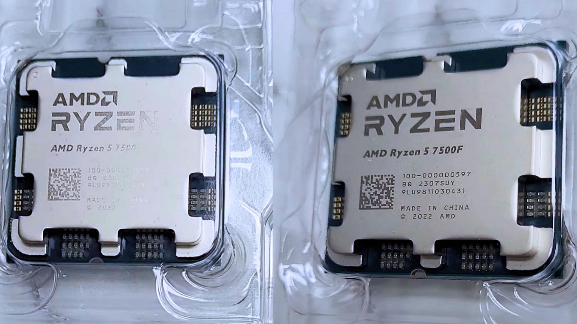 پردازنده AMD Ryzen 5 7500F