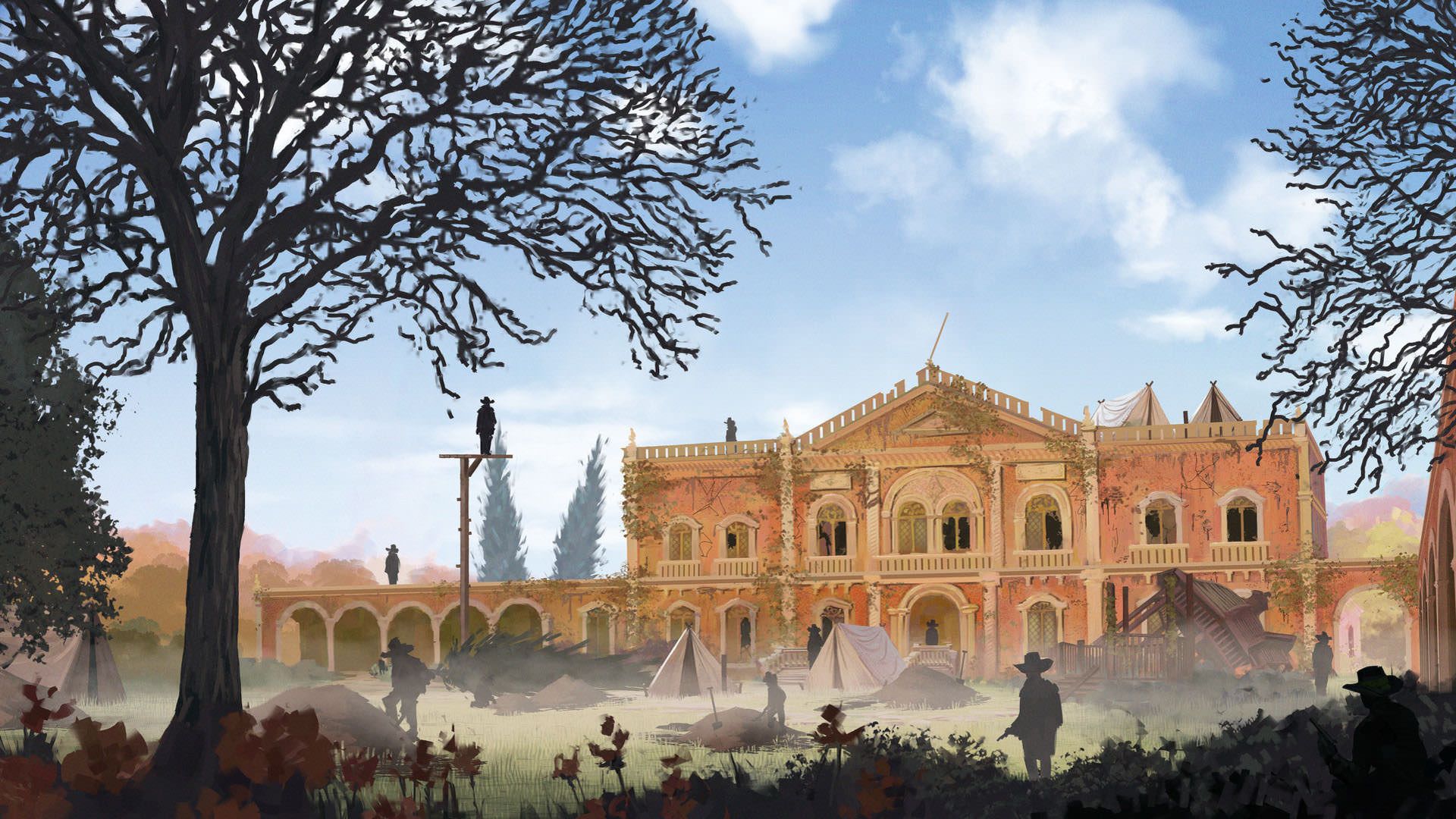 تصویر هنری از جهان بازی دسپرادوس ۳