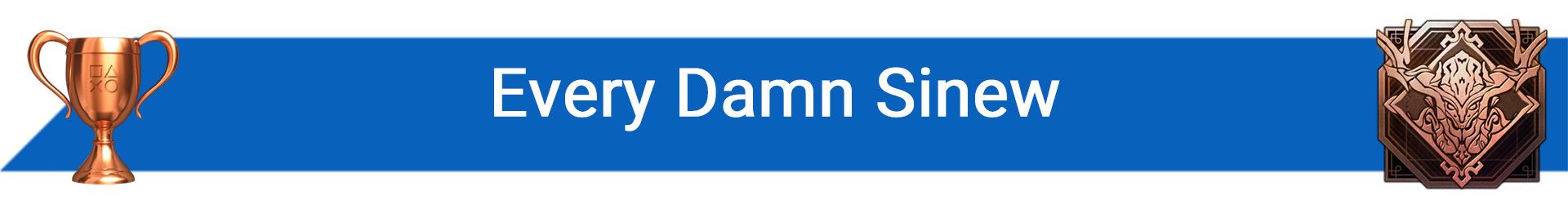 تروفی Every Damn Sinew