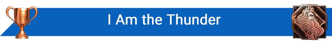 تروفی I Am the Thunder