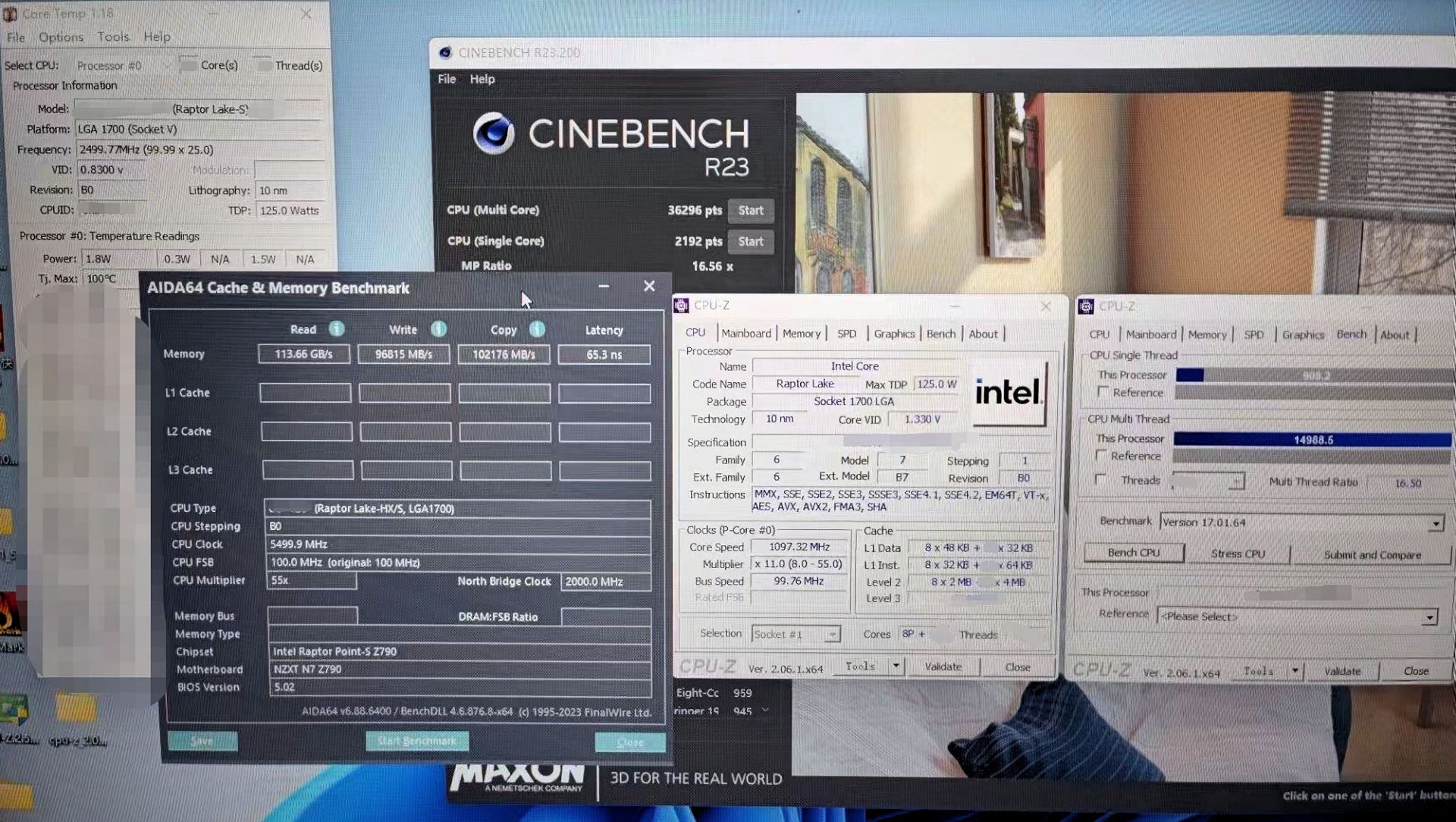 بنچمارک پردازنده Intel Core i7-14700K