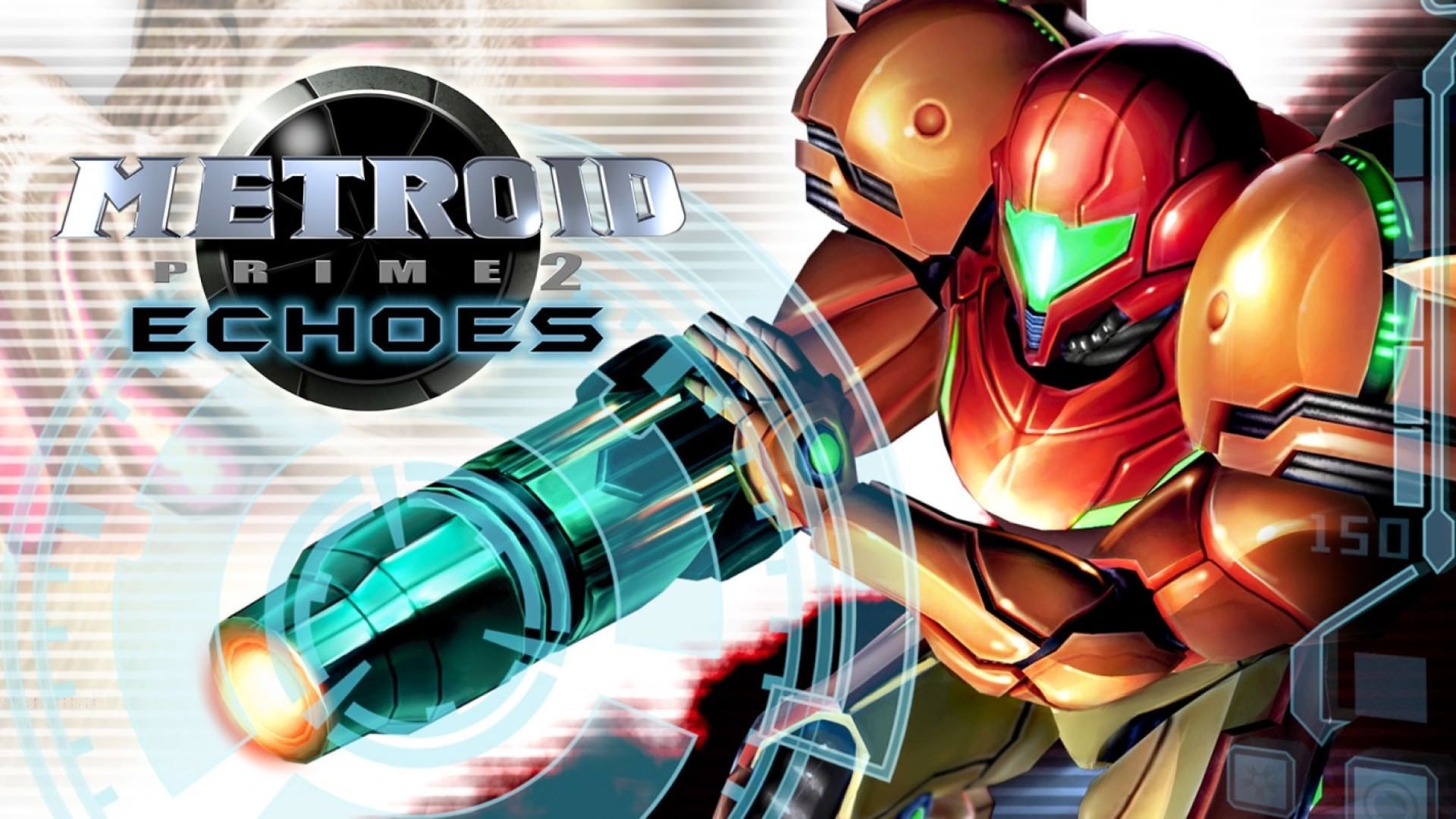 ساموس در پوستر بازی Metroid Prime 2 Echoes