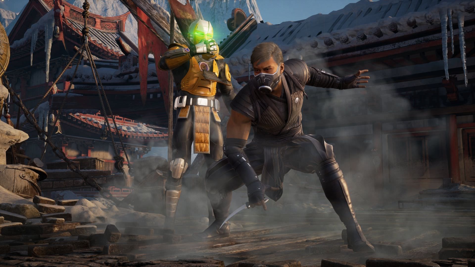مبارزه اسموک در بازی Mortal Kombat 1