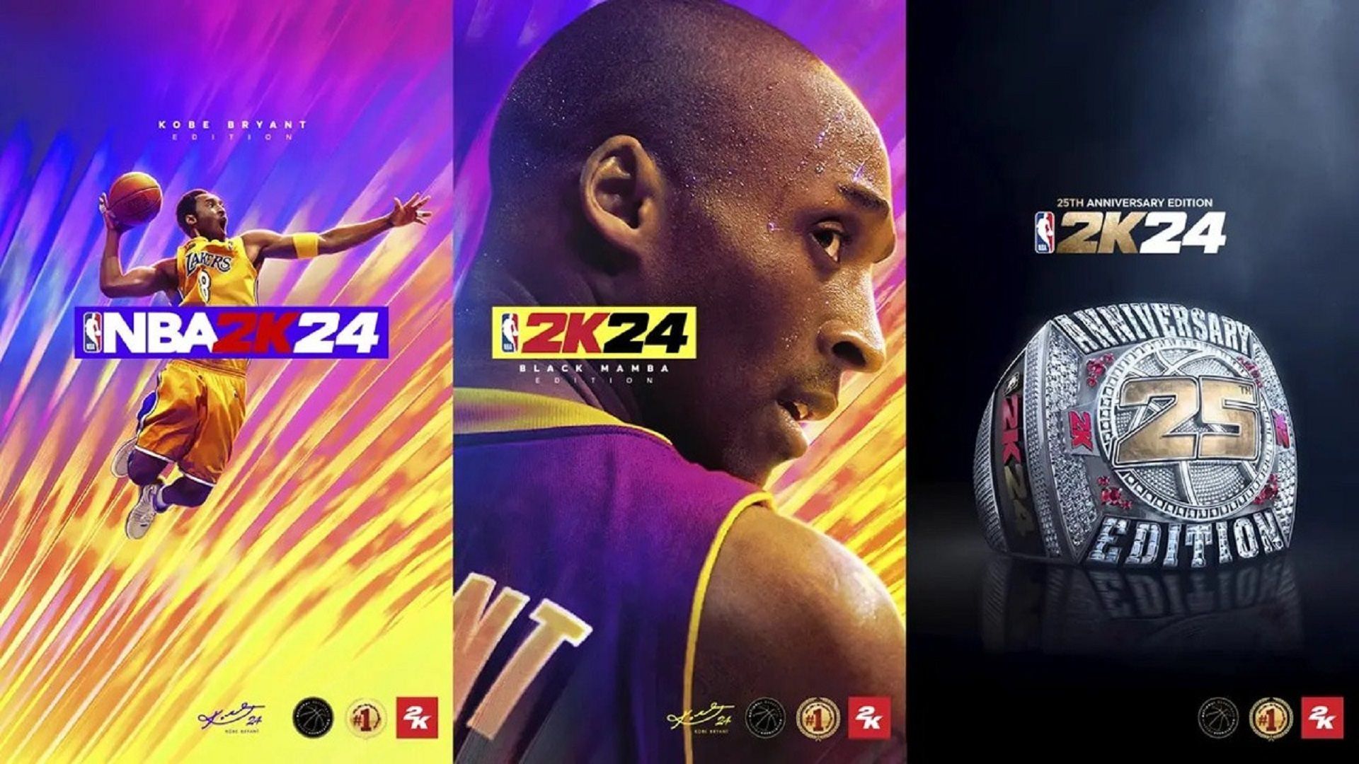 پوستر نسخه‌های مختلف بازی NBA 2K24