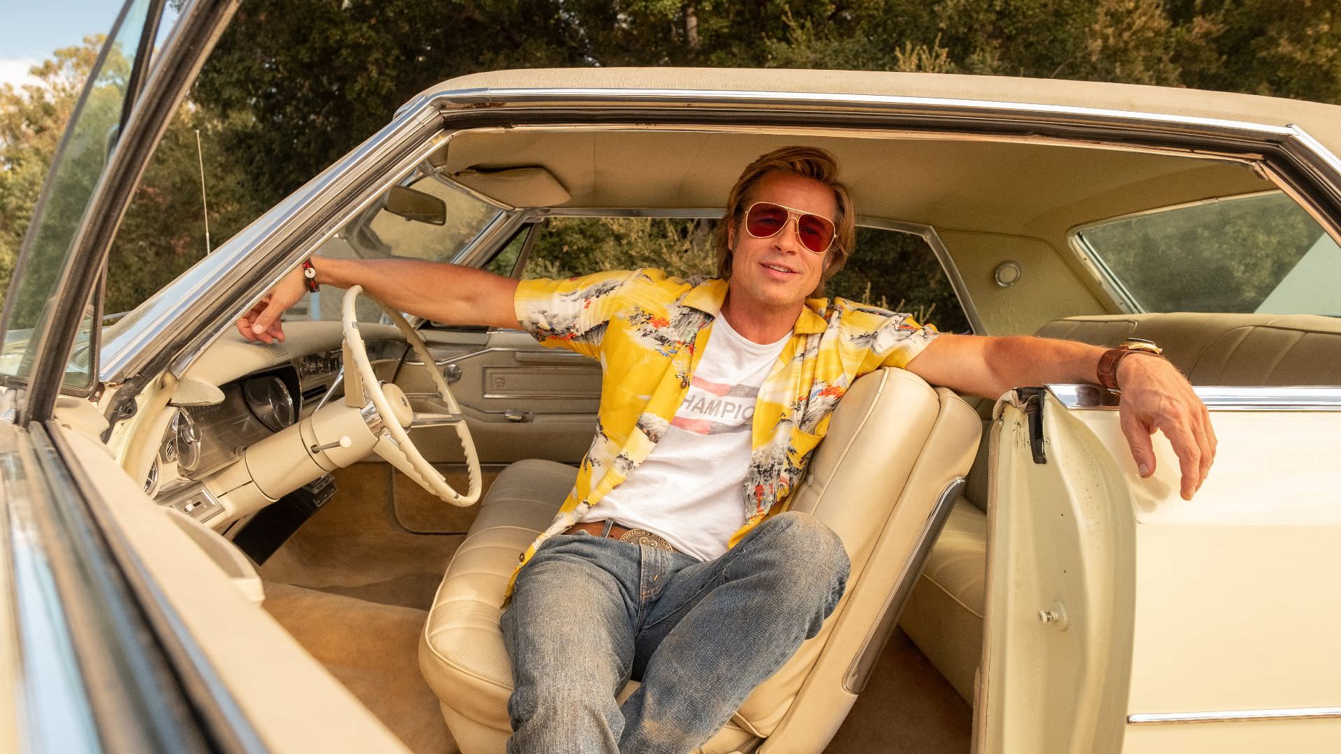 برد پیت در نقش کلیف بوث در فیلم Once Upon A Time in Hollywood