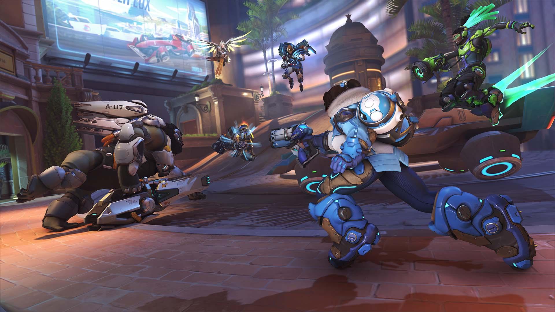مبارزه نفسگیر هیروها در بازی Overwatch 2