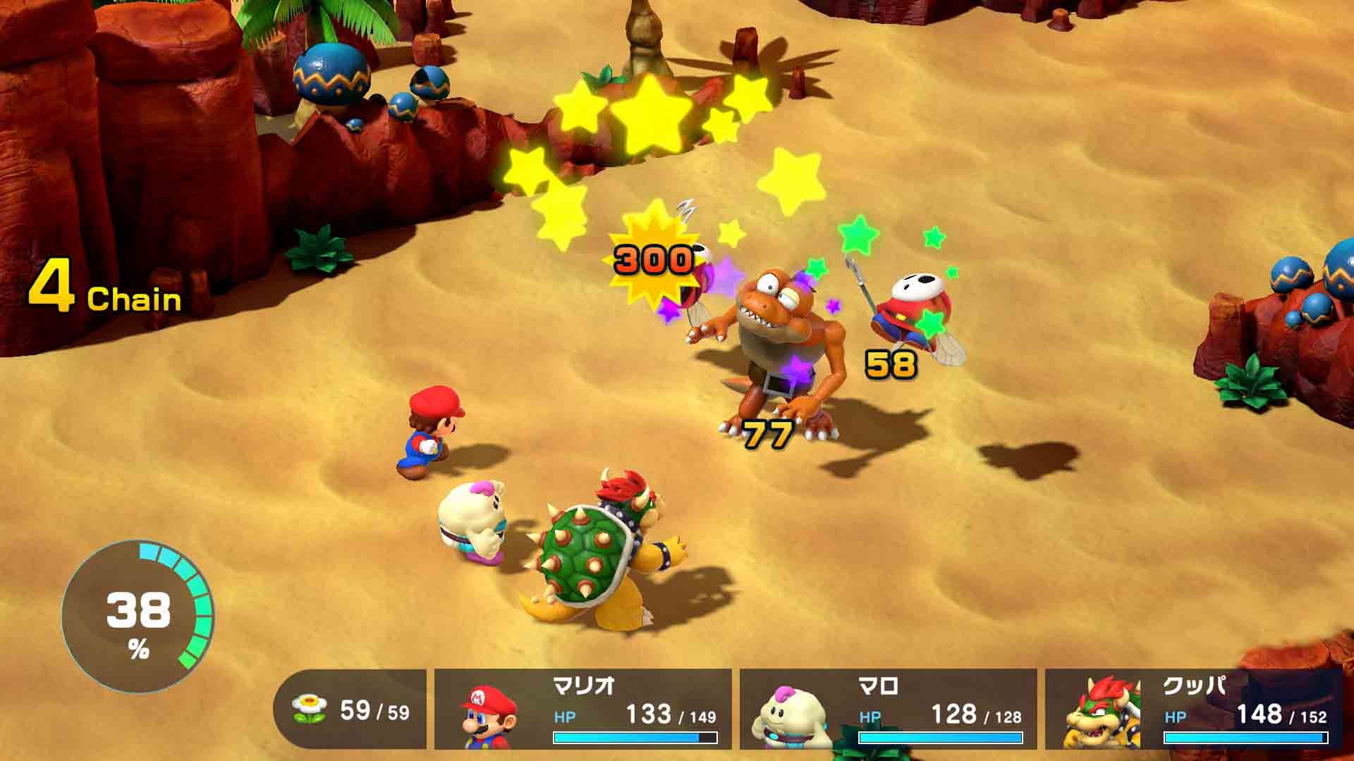 مبارزه ماریو و دوستانش در محیط ساحلی ریمیک Super Mario RPG