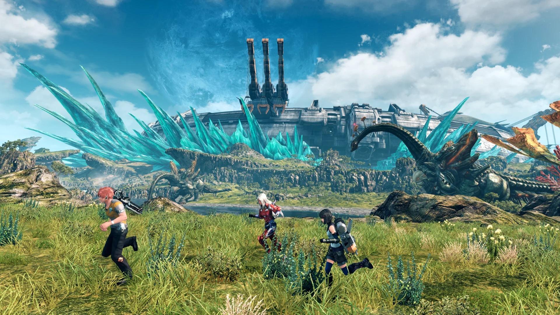 ماجراجویی بازیکنان در دنیای فانتزی بازی Xenoblade Chronicles X