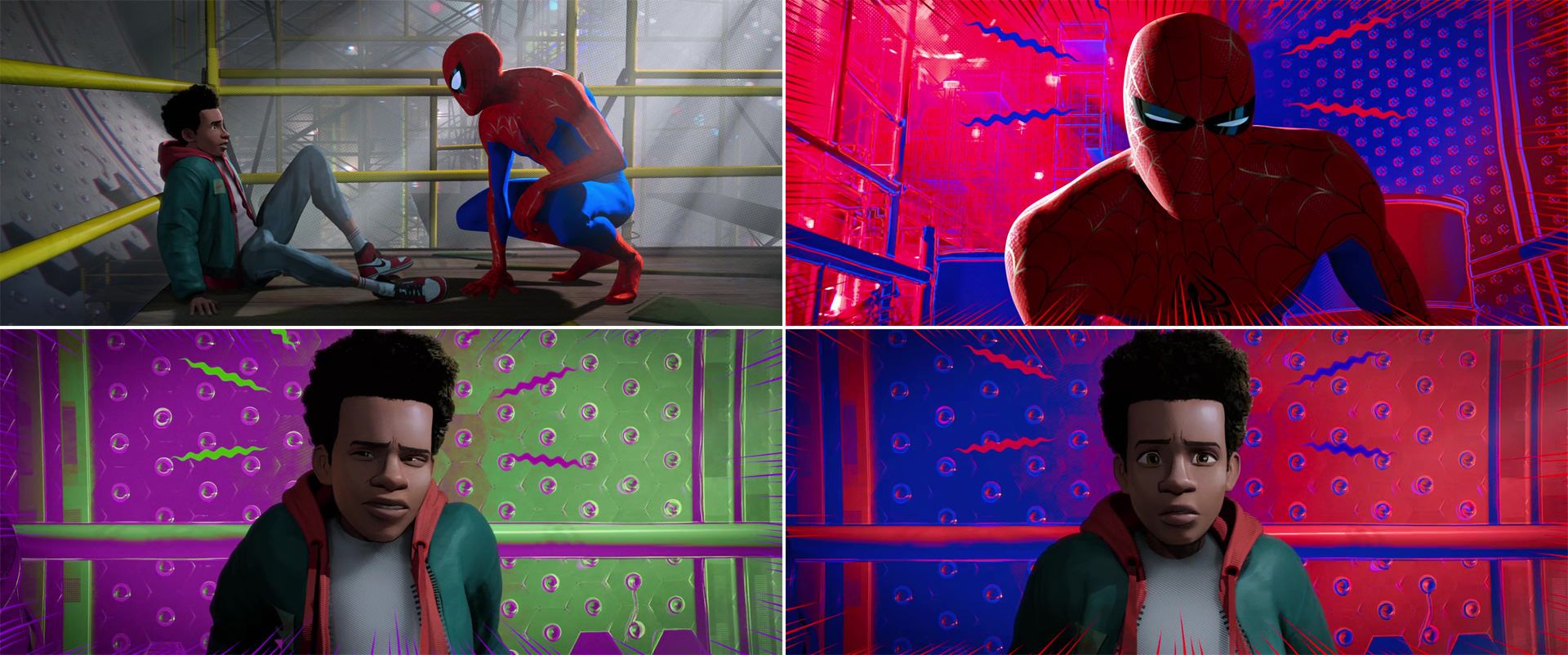 حس عنکبوتی مایلز مورالز  انیمیشن spiderman across the spiderverse