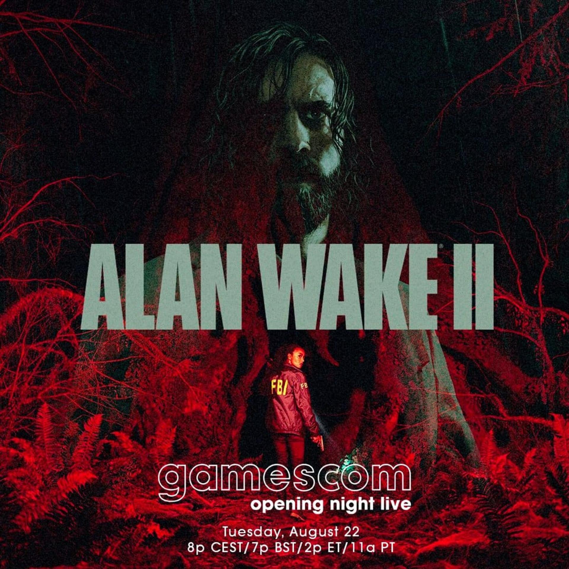 تایید حضور بازی Alan Wake 2 در مراسم افتتاحیه گیمزکام