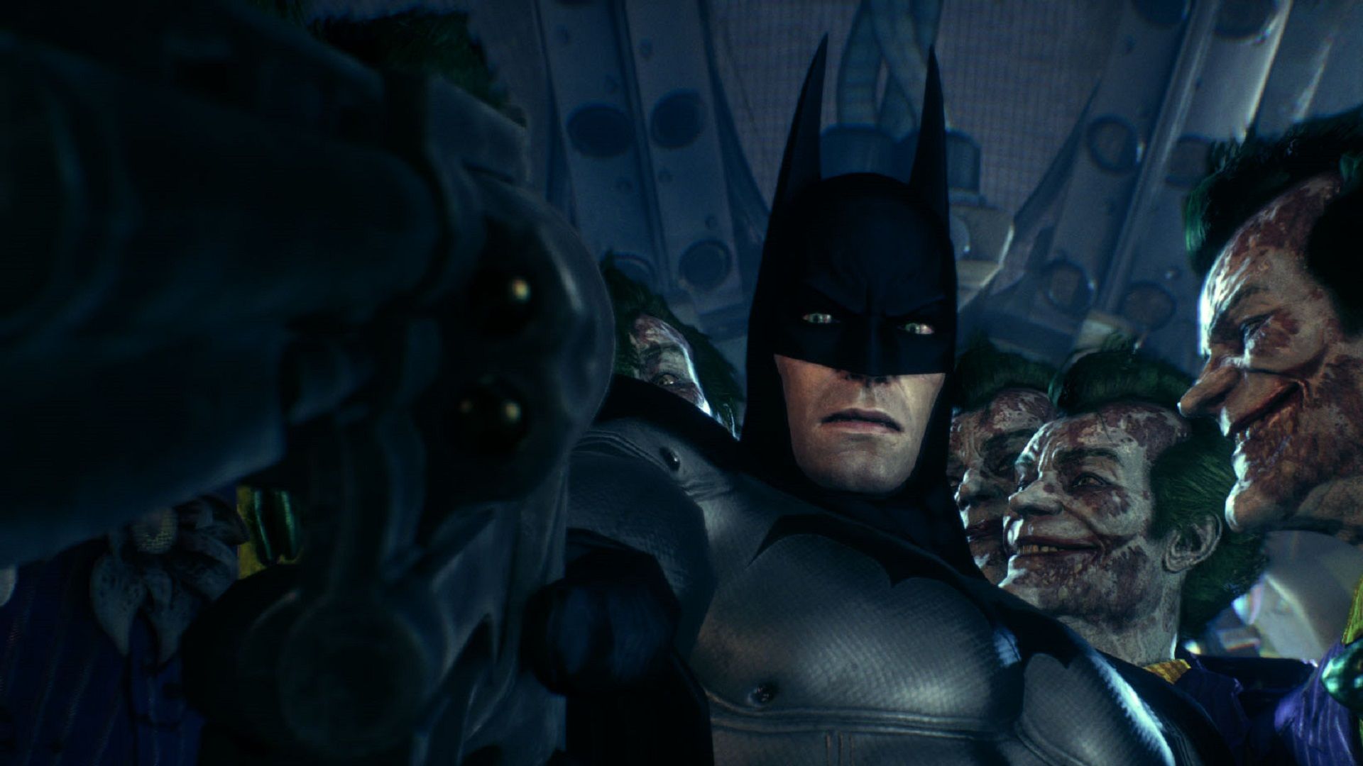 بتمن در شکلی ترسناک در بازی آرکام نایت