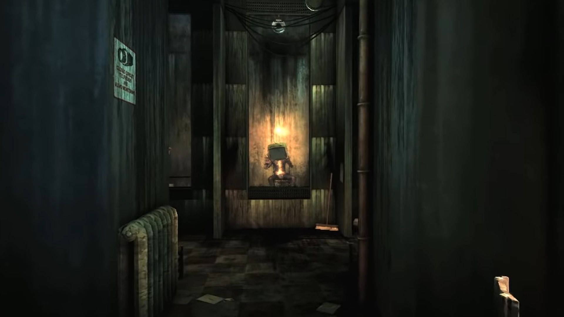 تصویری از تلوزیون در سر جوکر